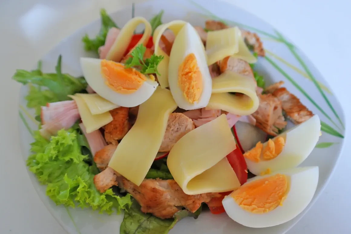 Bild eines Chefsalats